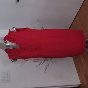 ARIVDA V-neck ruffle dress size 12
